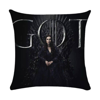 

18" Square Game of Thrones Cotton Linen Home Decorative Throw Pillow Case Cushion Cover 45cm45cm