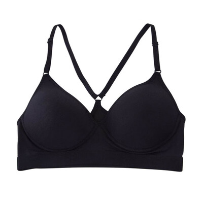 

2018 Summer New Fitness Bra Breathable Bra Workout Push Up Bra For Women Shockproof Brassiere Padded Elastic Tank