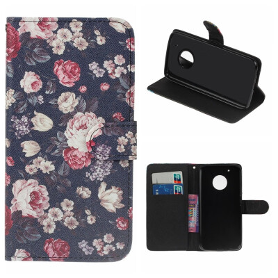 

MOONCASE MOTO X 2017 painted pattern holster - black floral