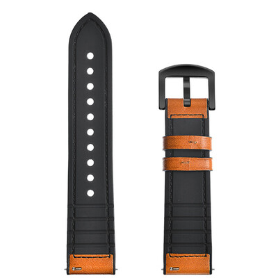 

〖Follure〗22mm SiliconLeather Adjustable Replacement Strap For Samsung Galaxy Watch 46mm