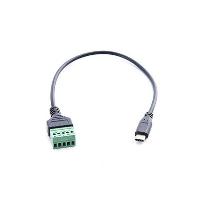 

Type-C to Micro 5pin Cable Shield Terminal Cord Signal Data Transmission Charging Extension Wire