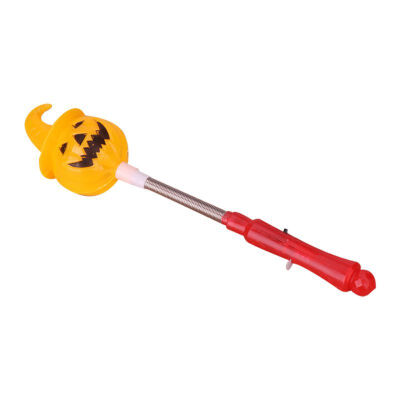 

Halloween Party Spring Pumpkin Ghost Head Shape Light Funny DIY Lightweight Practical Flash Stick Toy Halloween Decoration