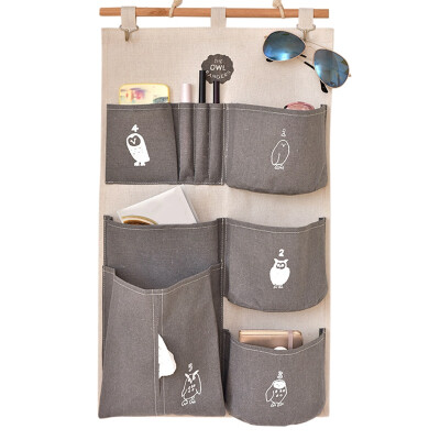 

Multi-grids Storage Hanging Bag Wall Hanging Organizer Storage Bag Containing Toys Decor Pocket Pouch Portable