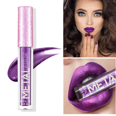 

1PC Shimmer Glitter Waterproof Liquid Lipstick Moisturizer Cosmetic Shimmer Lipstick Beauty Makeup Rouge