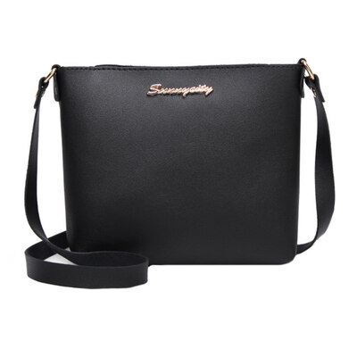 

Fashion Women Solid Color Faux Leather Zipper Shoulder Crossbody Phone Pouch Bag