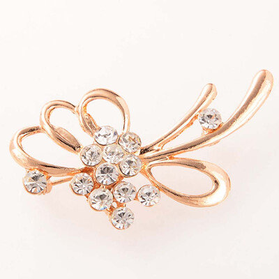 

Exquisite Men Womens Diamond Inlay Brooch
