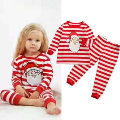 

Christmas Baby Boys Girls Outfit Sleepwear Xmas Tops Pants Pajamas Party Clothes