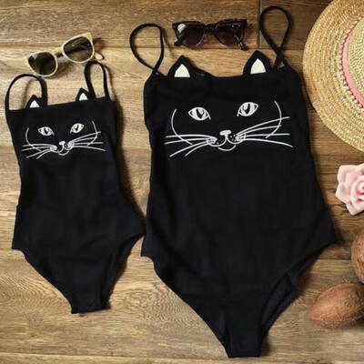 

Family Matching Mother Daughter Women Kids Girl Bikini Bathing Swimsuit Swimwear