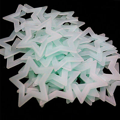 

Colorful Fluorescent Wall Stickers Luminous Stars Hollow Three-dimensional Fluorescent Wall Patch Home Diy Decor