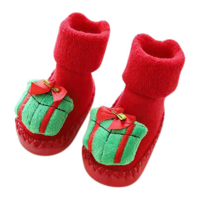 

Christmas gift Socks Themed Children Newborn Cotton Cartoon Socks Winter Kids Baby Infant Anti-slip Children Unisex Socks