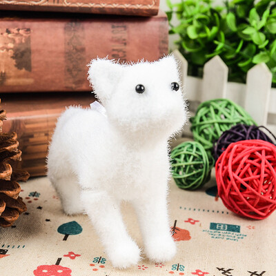 

Gobestart 1 Pcs Xmas Tree Pendant White Cute Bear Deer Foam Kids Gift Home
