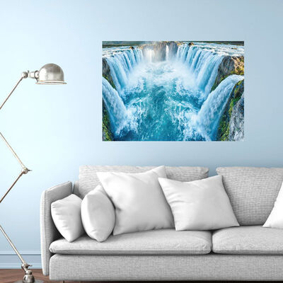 

River Stone Wall Sticker 3D Cobble Waterproof Bathroom Kitchen Floor Decoration Tattoo Decals Home Wallpaper