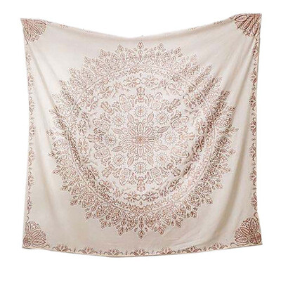 

Colorful Mandala Theme Tapestry Polyester Fabric Tapestry Wall Hanging Picnic Mat Blanket Bedspread Beach Towels