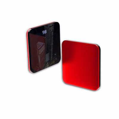 

Power Bank Fashion Gift Ultra-Thin Mirror Mini Wireless Charging Mobile Power 8000mAh