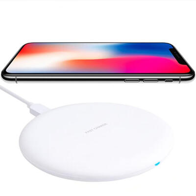 

10W Max Round Wireless Fast Charger for Samsung Galaxy Note Edge&Standard Charge for Apple iPhone X 8