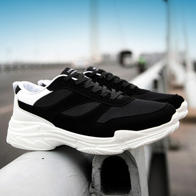 

Autumn tide shoes 2018 new large size sports shoes increased Korean version of the wild casual shoes breathable shoes