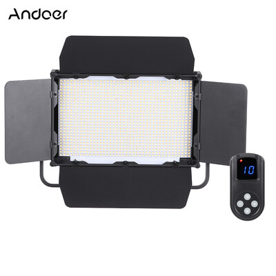 

Andoer Adjustable Brightness 1040pcs LED Beads CRI 95 7680LM 5600K Video Studio Photography Light Lamp for Canon Nikon Sony Camer