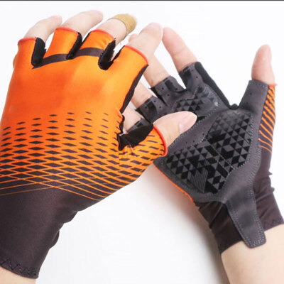 

Breathable Washable Sweat-absorbed Half Finger Bike Racing Gloves Outdoor Protect Bike Gloves Unisex Cycling Gloves