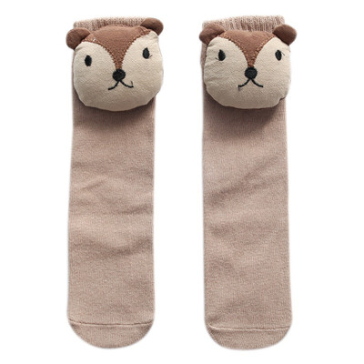 

Baby Girl Cute Cute Cartoon Socks Tights Candy Color Cotton Long Socks Party Infant Children Soft Crib Leg Warmer Pads