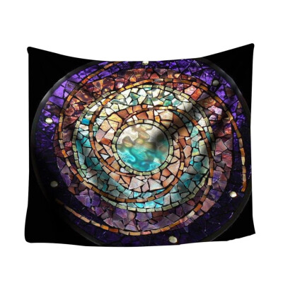 

Gobestart Colorful Print Tapestry Art Room Notre Dame Wall Hanging Tapestry Art Nature