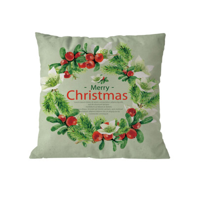 

Tailored Christmas Cotton Soft Pillow Case Sofa Waist Throw Cushion Cover Home Decor