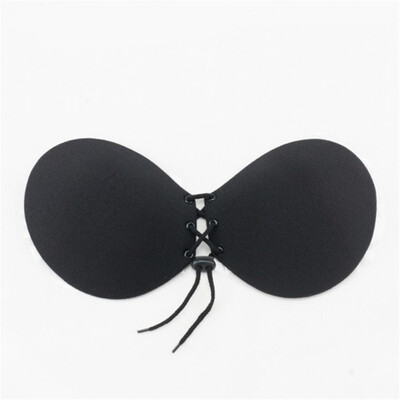 

Invisible Silicone Bra Push Up Stick On Self Adhesive Front Lacing Bras Strapless For Women Lingerie Cup ABCD
