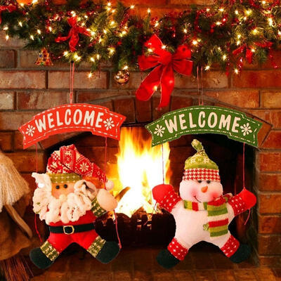 

Christmas Decor Xmas Santa Snowman Tree Ornaments Hanging Pendant Gifts Ornament
