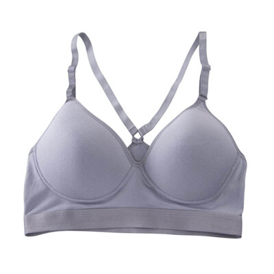 

2018 Summer New Fitness Bra Breathable Bra Workout Push Up Bra For Women Shockproof Brassiere Padded Elastic Tank
