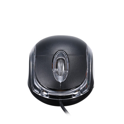 

Wired Mouse 800DPI Optical Mini Portable Mobile Mouse with USB Port 3 Buttons for PC Laptop Desktop Fit for LeftRight Hand
