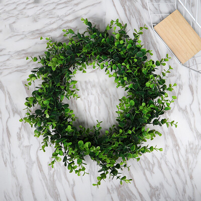 

JPGIF Artificial Green Plant Wreath Simulation Green Plant Garland Home Office Decor