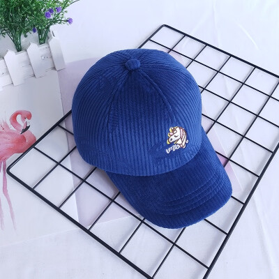 

Childrens Unicorn embroidered cap Korean version autumn&winter soft top leisure baseball cap children