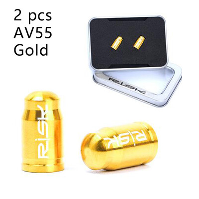 

RISK 2Pcs Bike Bicycle MTB Wheel Rim Tyre Stem Air Valve Cap Dust Cover Set