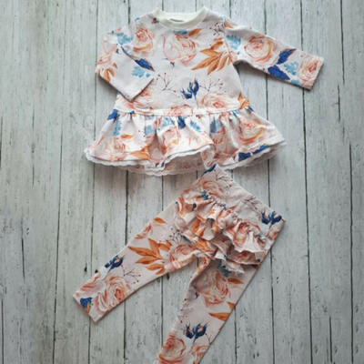 

Toddler Kids Baby Girls Ruffle Dress Tops Pants Leggings 2Pcs Outfit Clothes Set