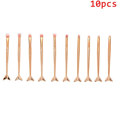 

Gobestart 10PCS Make Up Foundation Eyebrow Eyeliner Blush Cosmetic Concealer Brushes