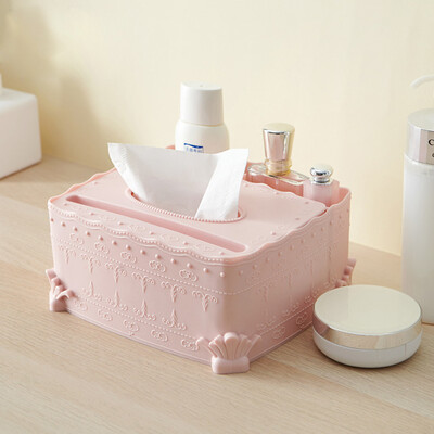 

〖Follure〗Tissue Storage Box TV Air Conditioner Remote Control Storage Box Multifunction