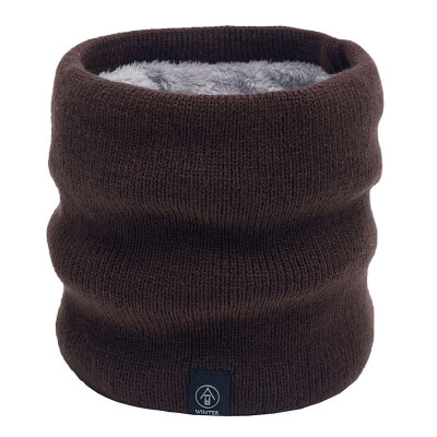 

Unisex Winter Men Women Warm Knitted Ring Scarves Thick Elastic Knit Mufflers Children Neck Warmer Plush Polyester Scarf