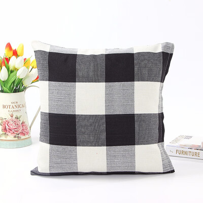 

New Qualified Cushion Cover Christmas Pillow Case Plaid Lattice Sofa Bed Home Decor Pillow Case Cushion Cover For Sofa JAN3