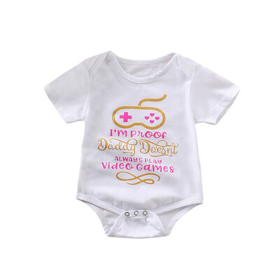 

Baby boy jumpsuit infant letter print playsuit Baby Boys Rompers Letters Printed Jumpsuit Infant One-piece Romper