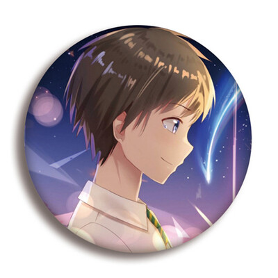 

Your Name Animation Around Cartoon Brooch Pin Pins Badge Accessories For Clothes Backpack Decoration Best Gift for Anime Fans Gift