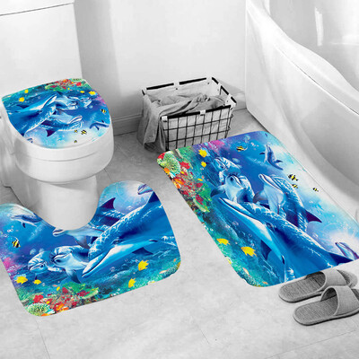 

〖Follure〗3pcs Non-Slip Bath Mat Bathroom Kitchen Carpet Doormats Decor