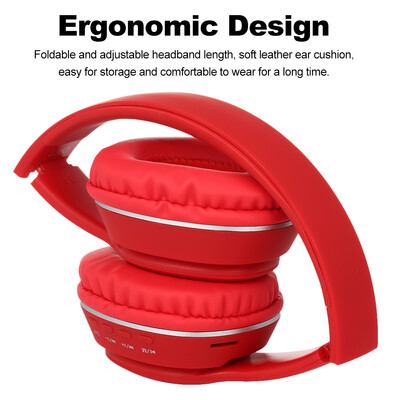 

L350 Wireless Bluetooth Headphones Over-ear Earphones Bluetooth 50 Sports Headsets Support TF Card 35mm AUX IN FM Radio w Mic