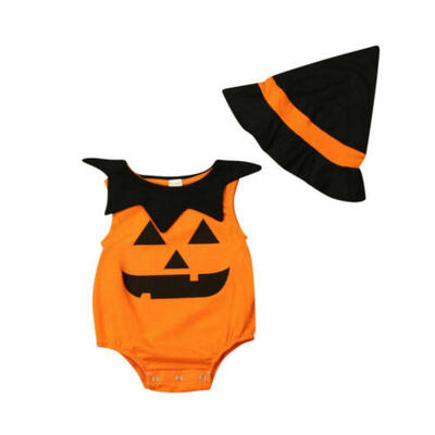 

Halloween Toddler Infant Baby Girls Boys Romper JumpsuitHat Costume Clothes