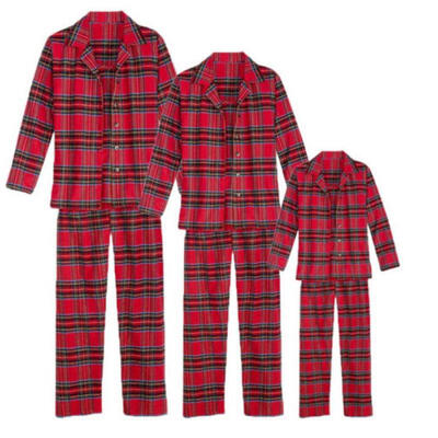 

Family Matching Christmas Pajamas Set Xmas Sleepwear Outfits Homewear Adult Kids