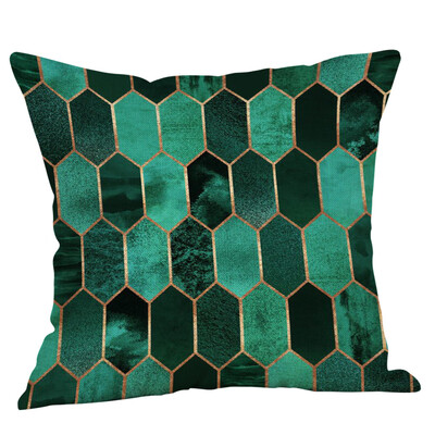 

〖Follure〗Geometric Printed Cotton Linen Throw Pillow Cases Sofa Cushion Cover Home Decor