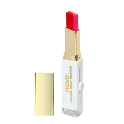 

NOVO Fashion Women Beauty Cosmetics Gradient Color Moisturizing Lipstick 2 Tone Lip Bar Double Colors Lipstick Long Lasting Makeup