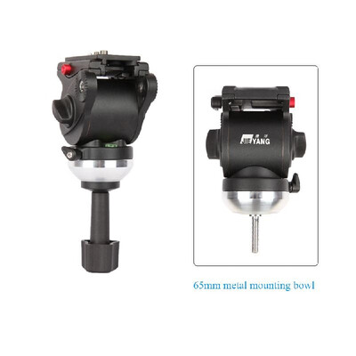 

JY0508B 18m Foldable Telescoping Aluminum Alloy DSLR Camera Camcorder Video Tripod with Fluid Drag Head Padded Bag