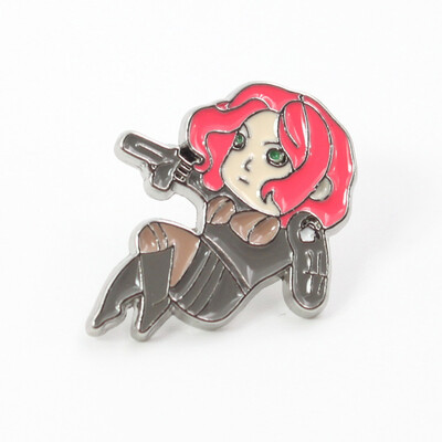 

Super hero Pose Metal Enamel Pin 1 pack