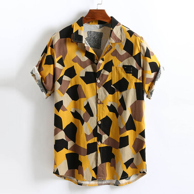 

Toponeto Fashion Mens Colorful Summer Short Sleeve Fit Casual T-Shirt Blouse Tops