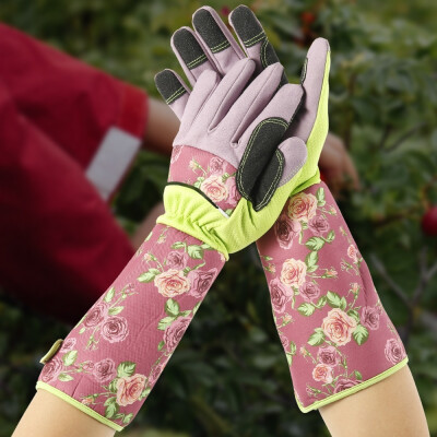 

Thorn Proof Ladies Garden Gauntlet with ​​Long Sleeves Long Gardening Gloves for Women Arms Elbow Protective