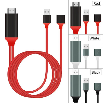 

Digital AV Adapter Cord 8 Pin to HDMI Cable USB HDMI Smart Converter Cable for Android iPhone Type C